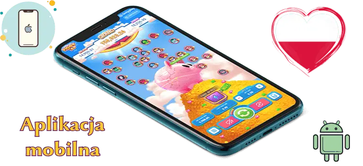 Aplikacja Piggy Tap na telefon komórkowy